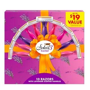 🆕 10-Pack BIC Soleil 3 Scented Women's Manual Razors Assorted Colors
